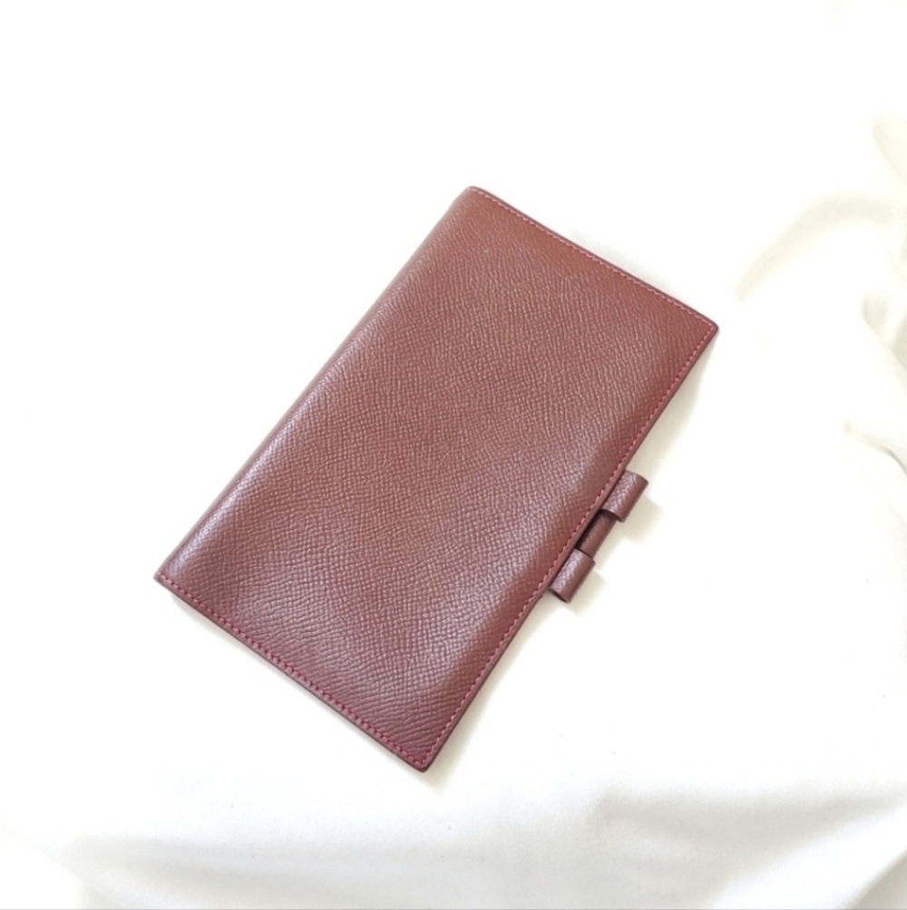 ​Authentic HERMÈS Vision Agenda Epsom Leather Rose Azalee Bicolour 2017